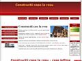 Constructii case la rosu