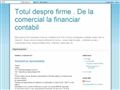 Detalii : Totul despre firme.De la comercial la financiar contabil