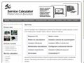 Service calculator